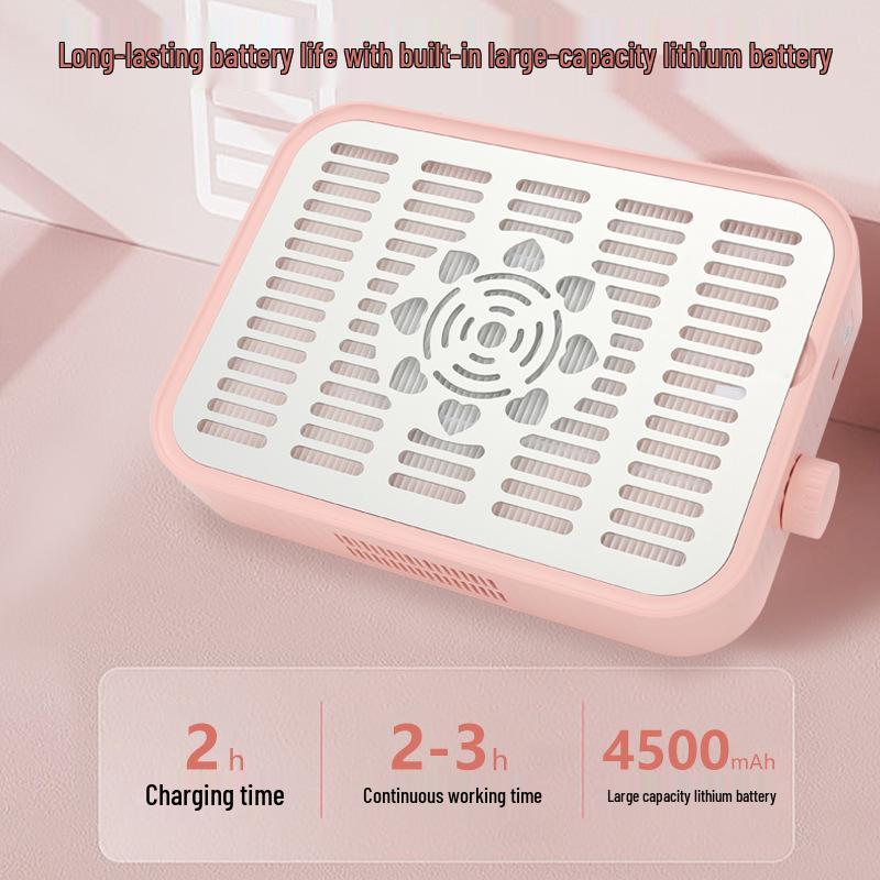 Wireless Charging Brushless Nail Dust Collector with High Power and Adjustable Speed білий
Wireless Charging Brushless Nail Dust Collector with High Power and Adjustable Speed білий
