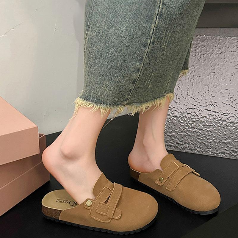 Ретро натуральная кожа Birkenstock женские летние новые закрытые полутапочки верхняя одежда толстая подошва ленивые туфли женские
Ретро натуральная кожа Birkenstock женские летние новые закрытые полутапочки верхняя одежда толстая подошва ленивые туфли женские