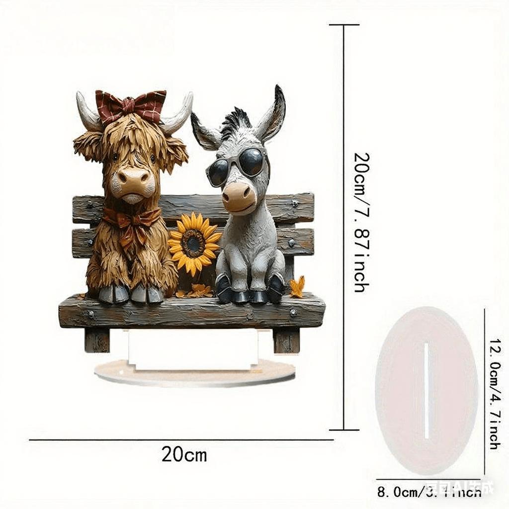 Acrylic Bonsai Ground Plug Tree House Shape and Elf Fairy and Animals Decoration - 2D Flat Acrylic Desktop Ornament, Wall Decor Art 20*20cm
Acrylic Bonsai Ground Plug Tree House Shape and Elf Fairy and Animals Decoration - 2D Flat Acrylic Desktop Ornament, Wall Decor Art 20*20cm