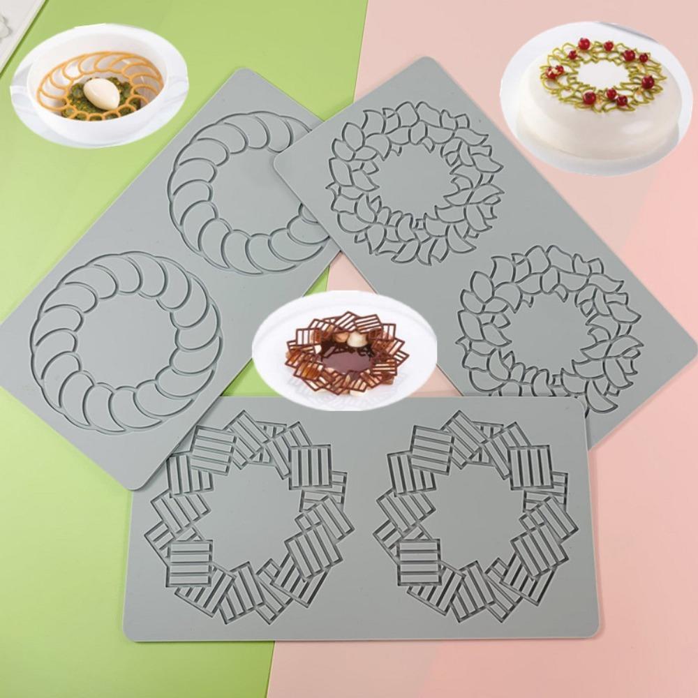 Border Decoration Cake Decorating Fondant Mold Silicone Mould Lace Mat Leaves Wreath Cake Lace Mold 01
Border Decoration Cake Decorating Fondant Mold Silicone Mould Lace Mat Leaves Wreath Cake Lace Mold 01