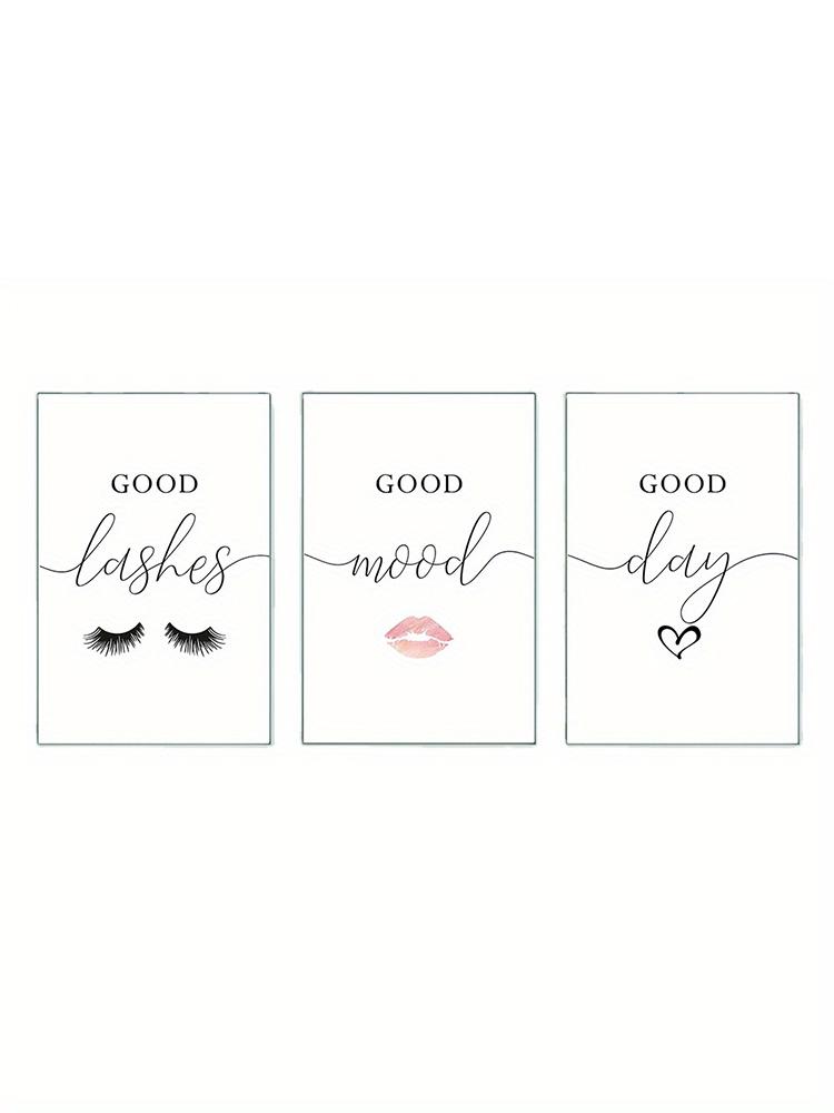 3pcs Eyelashes Makeup Vanity Lashes Wall Art Posters And Prints Living Room Girl s Bedroom Decorative Canvas Paintings 20x30cm
3pcs Eyelashes Makeup Vanity Lashes Wall Art Posters And Prints Living Room Girl s Bedroom Decorative Canvas Paintings 20x30cm