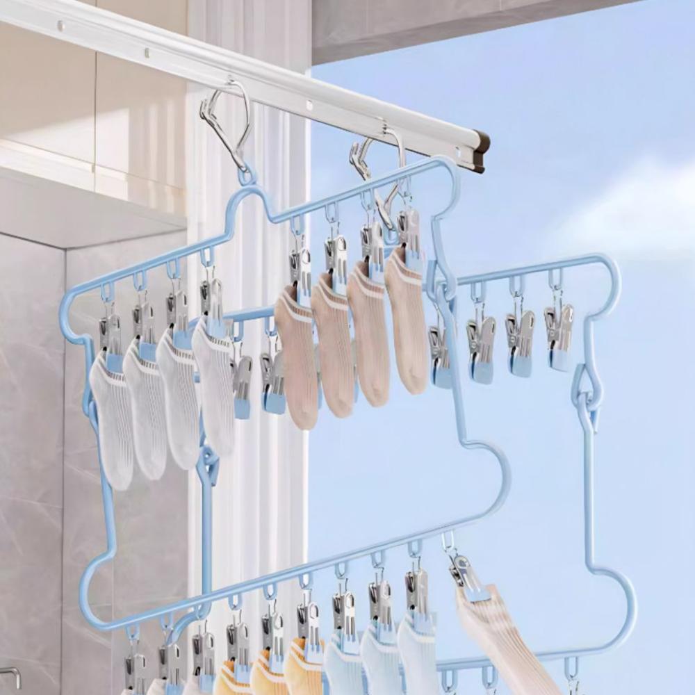 Folding Windproof Drying Rack Portable Clothes Drying Washing Rack Laundry Hanger Sock Hanging
Folding Windproof Drying Rack Portable Clothes Drying Washing Rack Laundry Hanger Sock Hanging