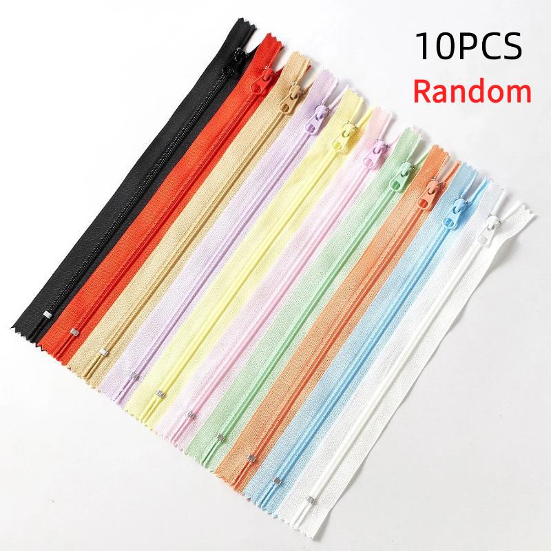 10PCS Nylon Zippers Seam Fine Nylon Colourful Spool Zips Not Separable Sewing Zips 20 Cm For Clothing DIY Sewing Craft
10PCS Nylon Zippers Seam Fine Nylon Colourful Spool Zips Not Separable Sewing Zips 20 Cm For Clothing DIY Sewing Craft