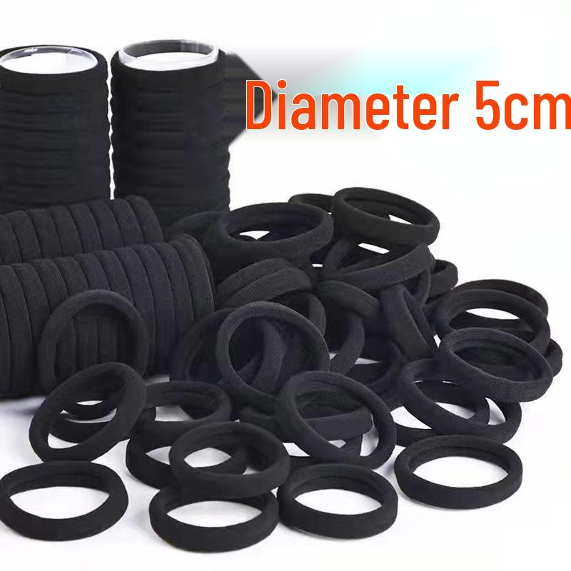 Прочная эластичная резинка для волос в корейском стиле - 5 см резинка-кольцо из махровой ткани с кожаным покрытием черного цвета для женщин
Прочная эластичная резинка для волос в корейском стиле - 5 см резинка-кольцо из махровой ткани с кожаным покрытием черного цвета для женщин