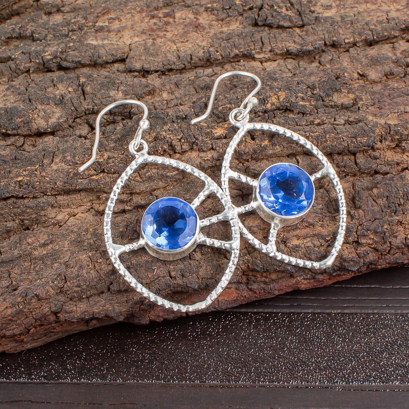 Tanzanite Gemstone 925 Sterling Silver Jewelry Handmade Earrings 2.00 For Gift EE-52-5
Tanzanite Gemstone 925 Sterling Silver Jewelry Handmade Earrings 2.00 For Gift EE-52-5