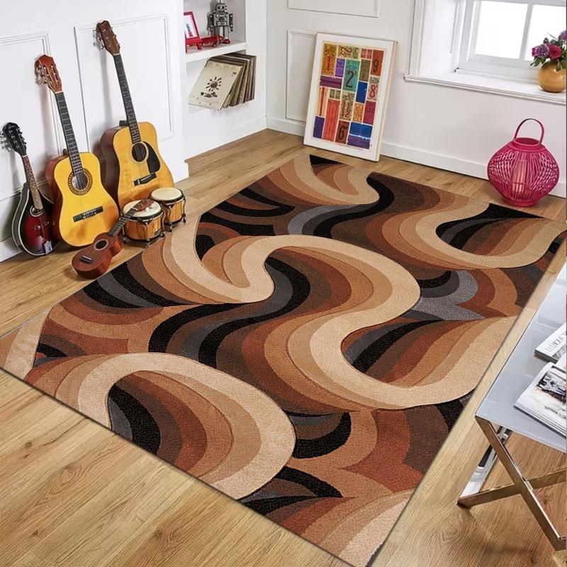 Retro 70s Wavy Swirl Area Rug Mid Century Modern Geometric Decorative Floor Mat for Living Room Bedroom Home Decor Non Slip 40X60CM
Retro 70s Wavy Swirl Area Rug Mid Century Modern Geometric Decorative Floor Mat for Living Room Bedroom Home Decor Non Slip 40X60CM