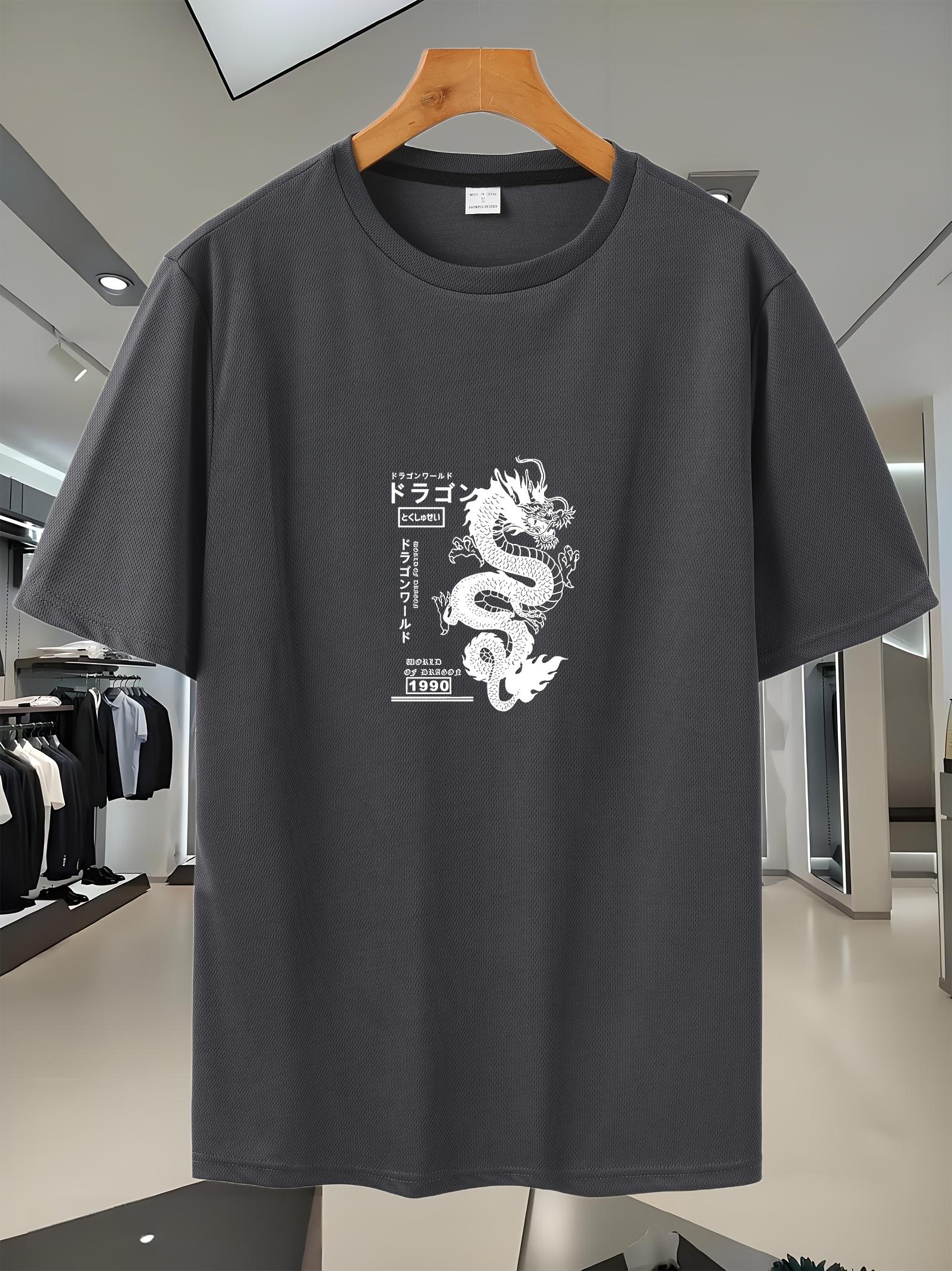 Retro Dragon Graphic Print Breathable Mesh T-shirt - Lightweight Athletic Short Sleeve Tee for Gym XXXL
Retro Dragon Graphic Print Breathable Mesh T-shirt - Lightweight Athletic Short Sleeve Tee for Gym XXXL