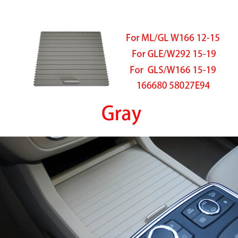 Для Mercedes W166 W292 Автомобільна консоль Тримач для напоїв Зсувна кришка Оздоблення Центральна роликова шторка Кришка для Benz ML GL GLE GLS ML300 GLE350 1pc gray
Для Mercedes W166 W292 Автомобільна консоль Тримач для напоїв Зсувна кришка Оздоблення Центральна роликова шторка Кришка для Benz ML GL GLE GLS ML300 GLE350 1pc gray