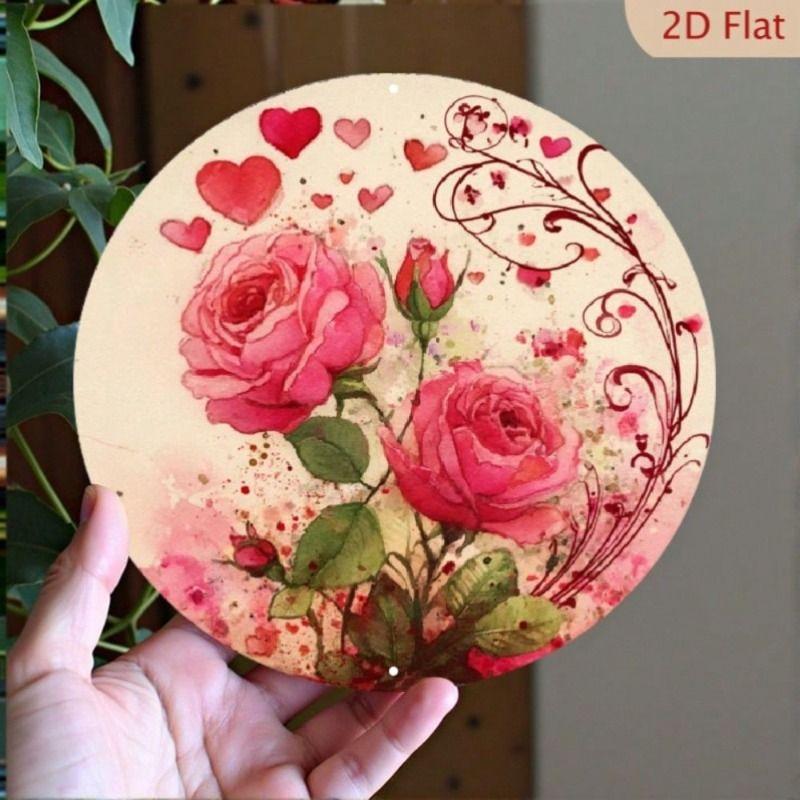 Metal Wall Art Pink Rose Heart 2D Flat Vintage Decoration 8x8 Inch Durable Aluminum Sign Water Resistant Pre Punched Holes Easy Mounting Bedroom
Metal Wall Art Pink Rose Heart 2D Flat Vintage Decoration 8x8 Inch Durable Aluminum Sign Water Resistant Pre Punched Holes Easy Mounting Bedroom