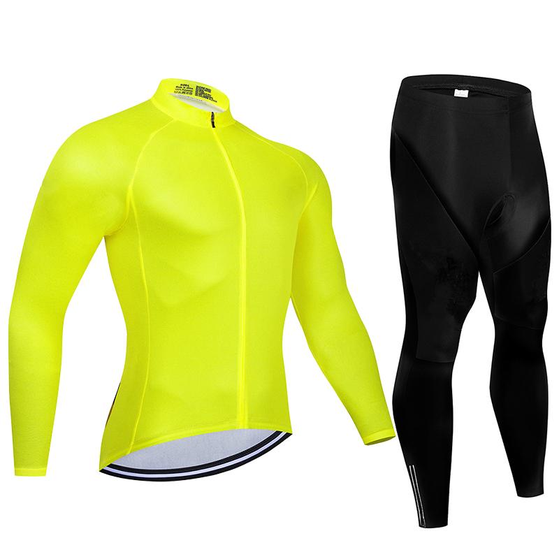 Fluorescent Color Spring Long Sleeve Cycling Jersey Sets Breathable Long Sleeve Men s MTB Bicycle Clothing Suits Roupa Ciclismo S
Fluorescent Color Spring Long Sleeve Cycling Jersey Sets Breathable Long Sleeve Men s MTB Bicycle Clothing Suits Roupa Ciclismo S