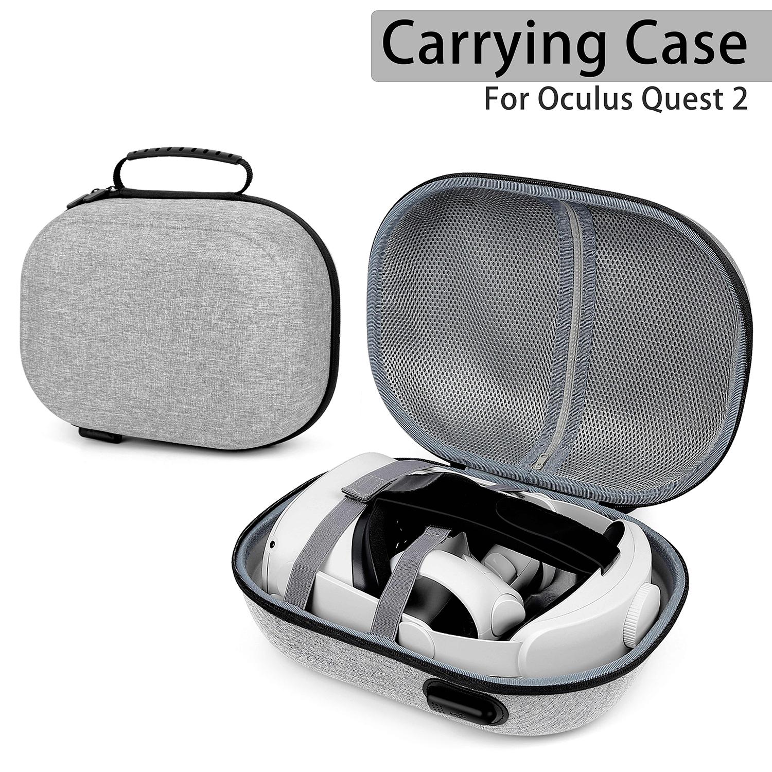 Чехол для переноски Oculus Quest 2 Жесткий чехол для переноски, совместимый с Oculus Quest 2 VR All-in-One Чехол для хранения игровой гарнитуры VR светло-серый
Чехол для переноски Oculus Quest 2 Жесткий чехол для переноски, совместимый с Oculus Quest 2 VR All-in-One Чехол для хранения игровой гарнитуры VR светло-серый