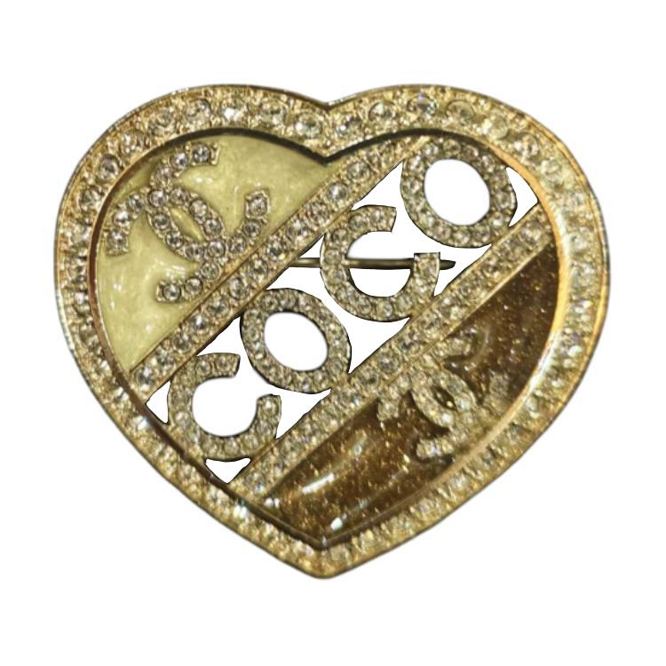 Chanel Heart-Shaped Brooch Unisex Accessories Gold ABB658B14145NR578 F,Gold
Chanel Heart-Shaped Brooch Unisex Accessories Gold ABB658B14145NR578 F,Gold