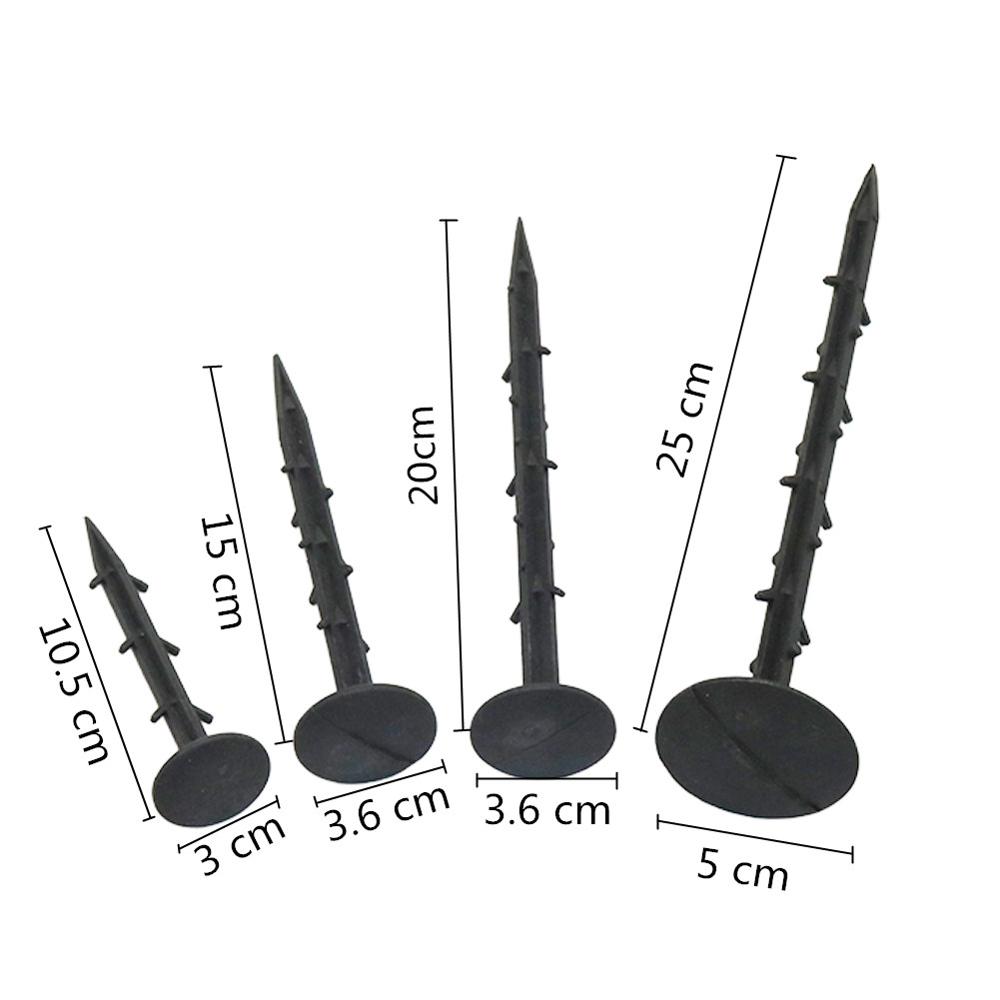 20PC Grass Proof Nails Garden Landscaping Stake Insertion Ground Anchoring Spike Turf Nail Hold Down Tent Plastic Film Nails Approx. 10.5cm
20PC Grass Proof Nails Garden Landscaping Stake Insertion Ground Anchoring Spike Turf Nail Hold Down Tent Plastic Film Nails Approx. 10.5cm