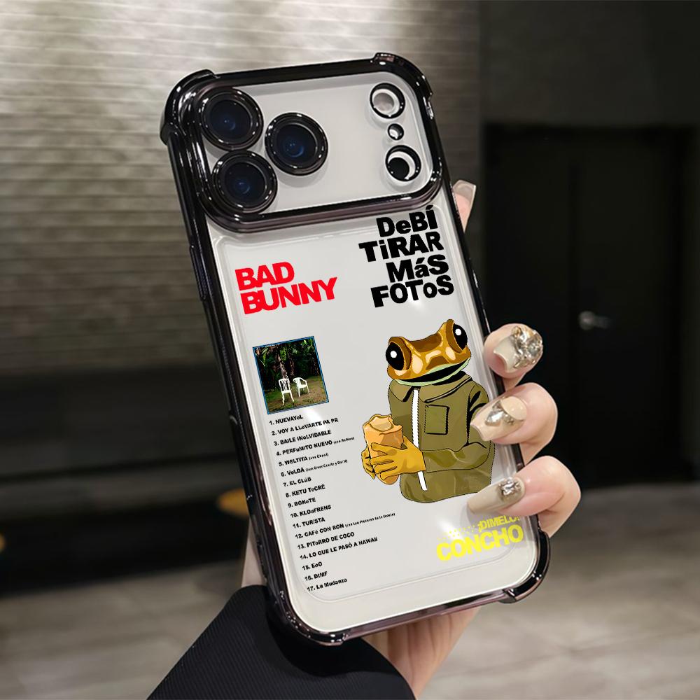 Frog B-Bads B-Bunnys Phone Case for iPhone 17 Air 16 15 14 Plus 13 12 11 Pro Max X Xs XR 8 e Anti-drop Transparent Soft Cover iPhone17 Pro Max
Frog B-Bads B-Bunnys Phone Case for iPhone 17 Air 16 15 14 Plus 13 12 11 Pro Max X Xs XR 8 e Anti-drop Transparent Soft Cover iPhone17 Pro Max