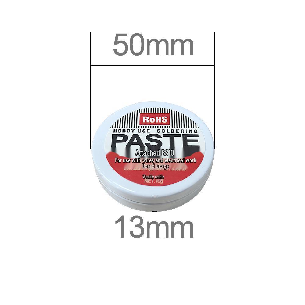 Mildly Acidic Solder Paste & Rosin Flux for Soldering Iron Welding (BS-10/10g, PS-50/50g)
Mildly Acidic Solder Paste & Rosin Flux for Soldering Iron Welding (BS-10/10g, PS-50/50g)