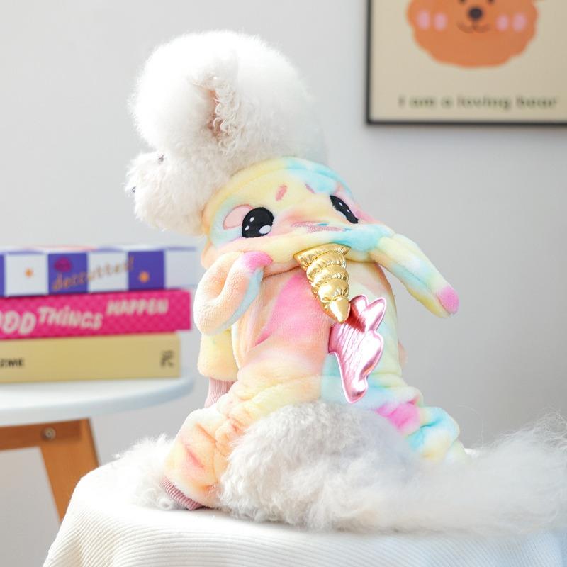 Pet puppy clothes pet dog clothes autumn and winter fleece thickened warm color dream pony transformation XS
Pet puppy clothes pet dog clothes autumn and winter fleece thickened warm color dream pony transformation XS