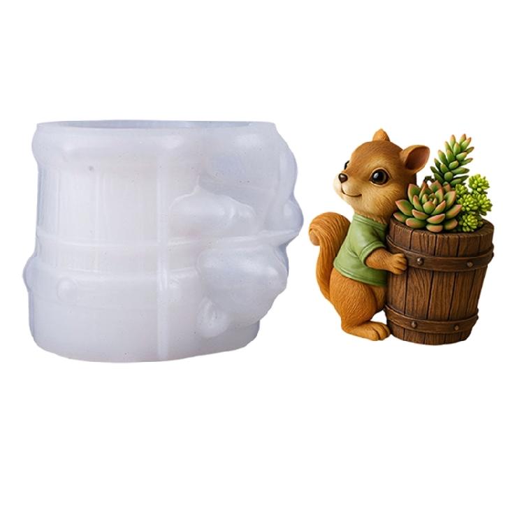 Squirrels Planter Silicone Mold Flower Pot Concrete Mold Cements Gypsum Mold DIY Flower Vases Epoxy Casting Mold Gift 1
Squirrels Planter Silicone Mold Flower Pot Concrete Mold Cements Gypsum Mold DIY Flower Vases Epoxy Casting Mold Gift 1