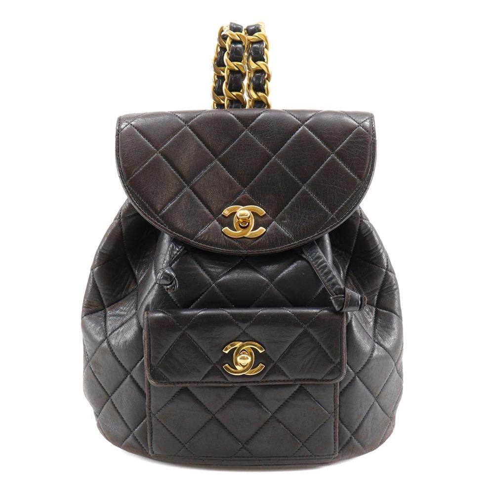 CHANEL Matelasse Backpack Daypack A10177 ChainBackpack COCO Mark black lambskin Women Used
CHANEL Matelasse Backpack Daypack A10177 ChainBackpack COCO Mark black lambskin Women Used