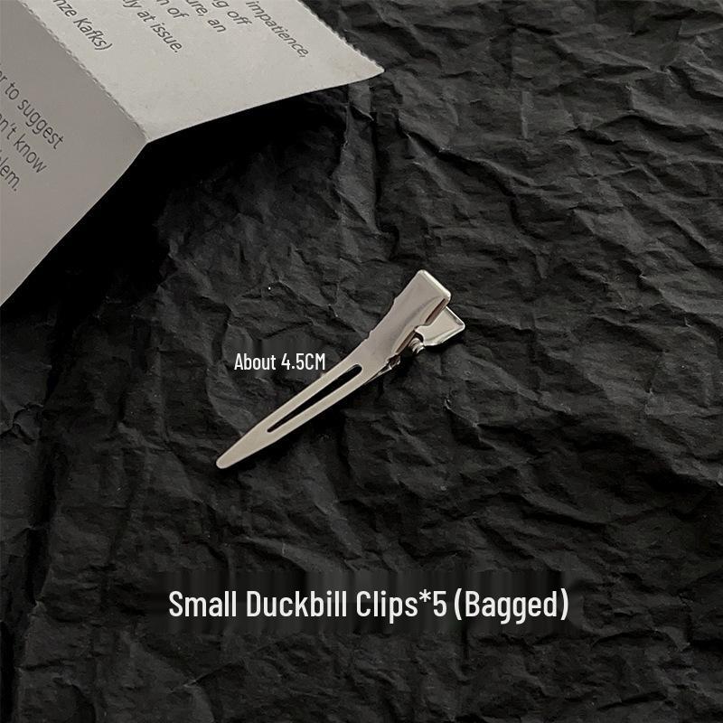 Металеві затискачі-качки для фотостудій та перукарень - З одинарним зубцем та гострим кінчиком для укладання волосся
Металеві затискачі-качки для фотостудій та перукарень - З одинарним зубцем та гострим кінчиком для укладання волосся