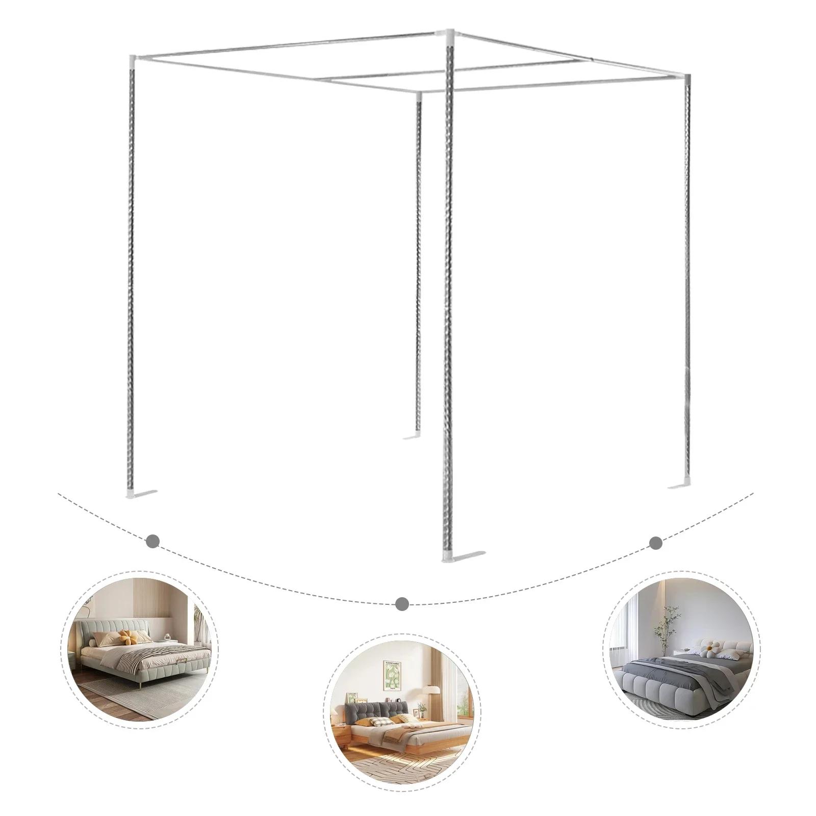 4 угловая стойка каркаса балдахина для кровати, металлическая стойка для четырех углов кровати, кронштейн для москитной сетки, подходит для односпальной/двуспальной/калифорнийской королевской/королевской кровати серебряный
4 угловая стойка каркаса балдахина для кровати, металлическая стойка для четырех углов кровати, кронштейн для москитной сетки, подходит для односпальной/двуспальной/калифорнийской королевской/королевской кровати серебряный