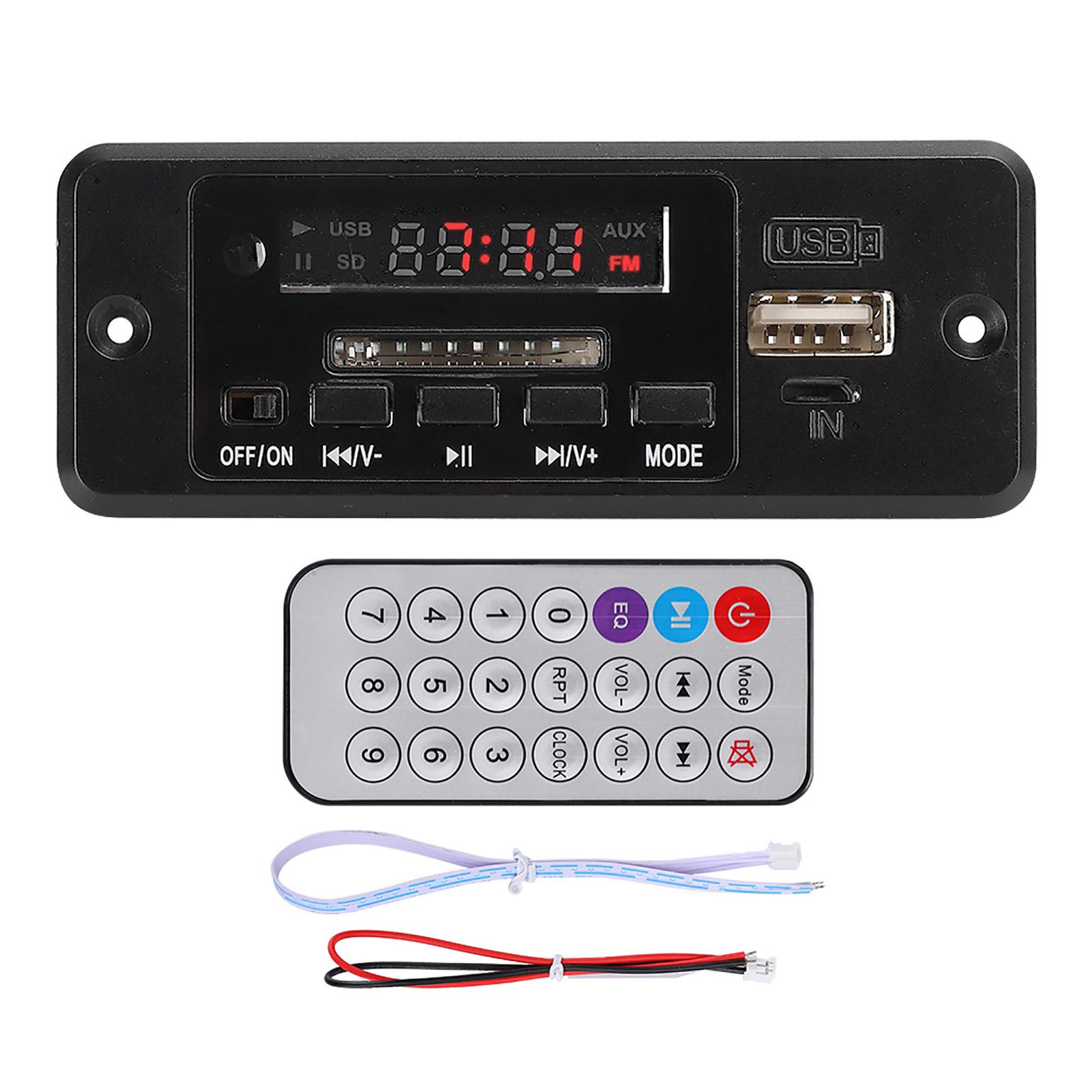 5 В MP3 o Модуль декодера USB FM Радіо MP3 Плата декодування Музичний плеєр з підсилювачем потужностіЧорний чорний
5 В MP3 o Модуль декодера USB FM Радіо MP3 Плата декодування Музичний плеєр з підсилювачем потужностіЧорний чорний