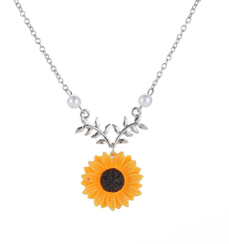 Fashion Pearl Sun Flower Elegant Necklace Pendant For Women Zircon Accessories Sunflower Choker Wedding Zircon мідний
Fashion Pearl Sun Flower Elegant Necklace Pendant For Women Zircon Accessories Sunflower Choker Wedding Zircon мідний