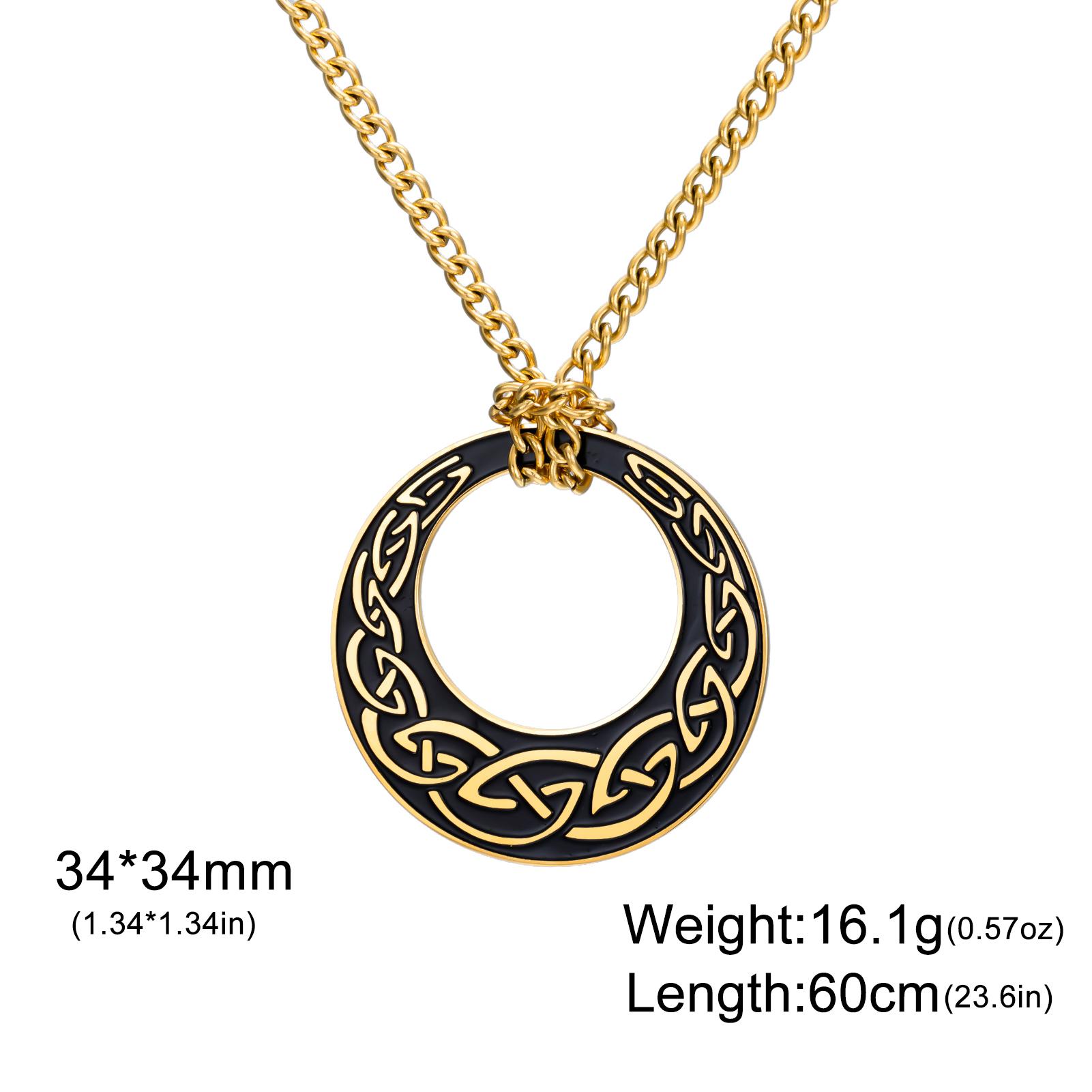 Lucktune Celtics Knot Necklace Men Women s Stainless Steel Witchcraft Knot Necklace Protection Amulet Jewelry Party Gifts 60cm
Lucktune Celtics Knot Necklace Men Women s Stainless Steel Witchcraft Knot Necklace Protection Amulet Jewelry Party Gifts 60cm