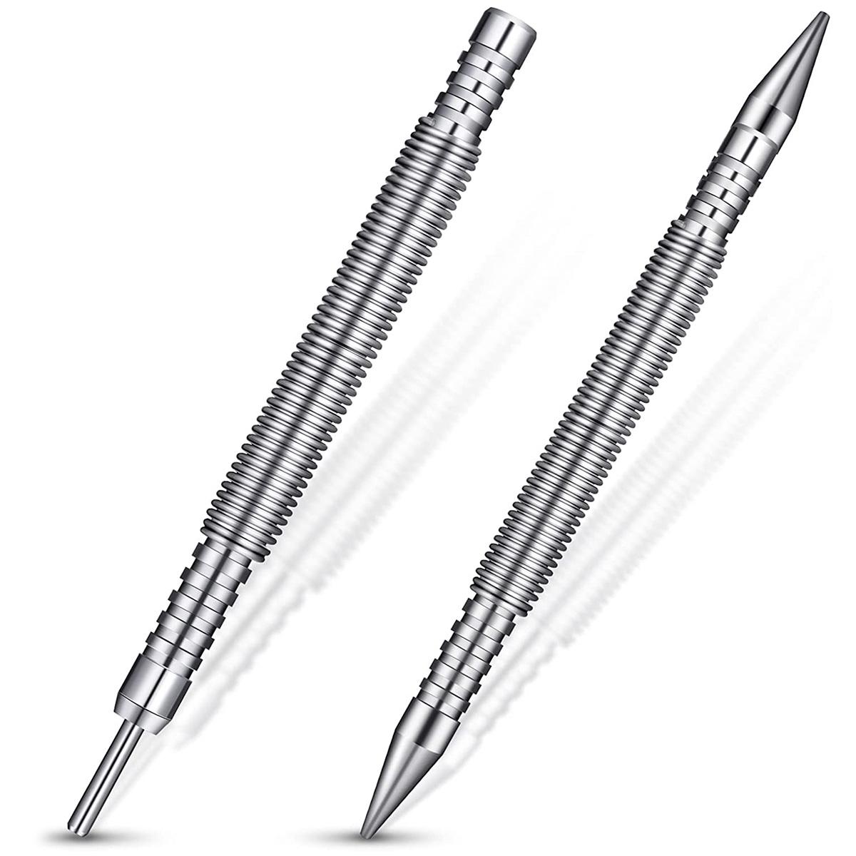 2Pcs Spring Center Punch Hammerless Dual Head Nail Setter Spring Loaded High Carbon Steel Nail Punch Narrow Space Door Hinge Pin серый
2Pcs Spring Center Punch Hammerless Dual Head Nail Setter Spring Loaded High Carbon Steel Nail Punch Narrow Space Door Hinge Pin серый