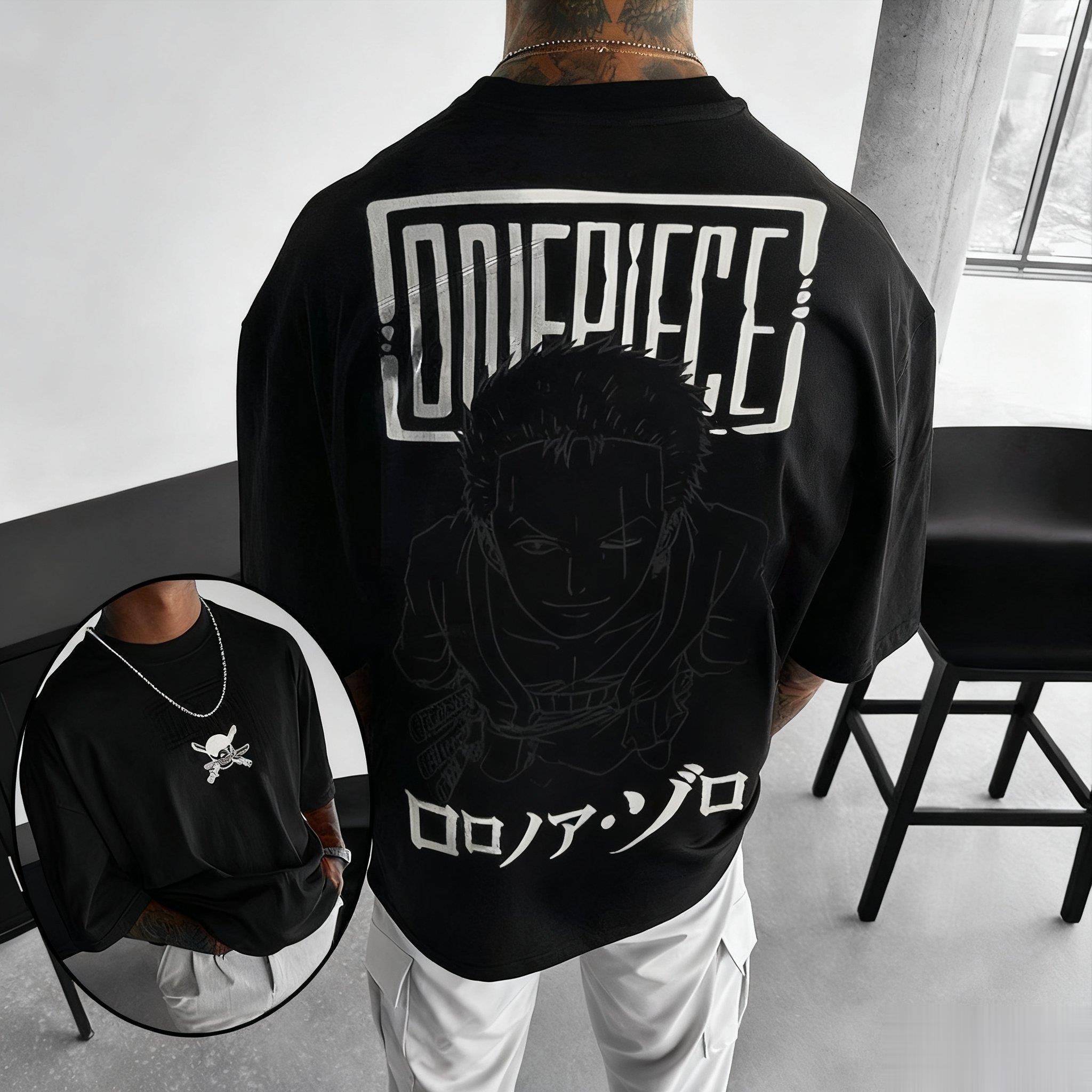 Oversized One Piece Zoro Graphic Tshirt Men Women Short Sleeve Tee Streetwear Summer Fashion Loose Casual Tops Anime Printed 3XL
Oversized One Piece Zoro Graphic Tshirt Men Women Short Sleeve Tee Streetwear Summer Fashion Loose Casual Tops Anime Printed 3XL