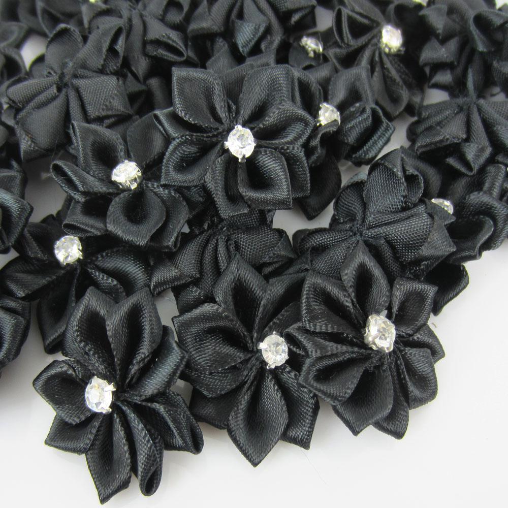 10Pcs Handmade Small Satin Flowers Fabric Rhinestone Flower Appliques For Sewing Craft Wedding Decorations 2.8cm чёрный
10Pcs Handmade Small Satin Flowers Fabric Rhinestone Flower Appliques For Sewing Craft Wedding Decorations 2.8cm чёрный