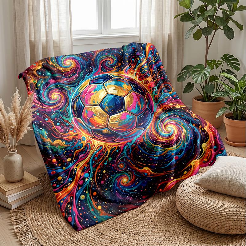 Colorful Soccer Splash blanket Personalized Name Flannel Blanket Soft Cozy Plush Throw for Sofa Bed Lightweight Home Decor 75x90cm
Colorful Soccer Splash blanket Personalized Name Flannel Blanket Soft Cozy Plush Throw for Sofa Bed Lightweight Home Decor 75x90cm