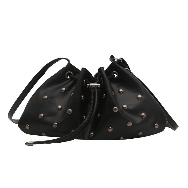 2025 European & American Fashion Hollow Out Drawstring Bucket Bag: Versatile Rivet Crossbody & Shoulder Bag for Women
2025 European & American Fashion Hollow Out Drawstring Bucket Bag: Versatile Rivet Crossbody & Shoulder Bag for Women
