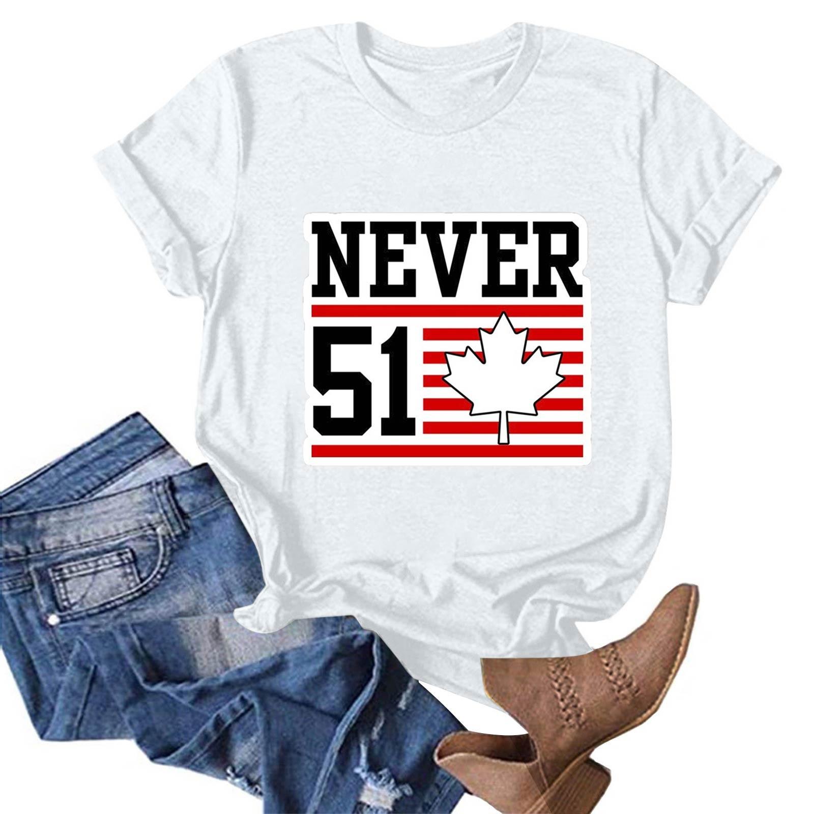 Женская повседневная модная уличная футболка с коротким рукавом Canada Never 51 State Around XXL белый
Женская повседневная модная уличная футболка с коротким рукавом Canada Never 51 State Around XXL белый