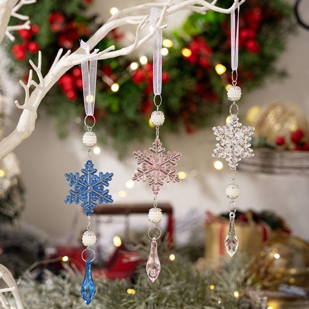 3pcs Acrylic Christmas Snowflake Icicle Pendants Xmas Tree Hanging Ornament Home Xmas Decoration синій
3pcs Acrylic Christmas Snowflake Icicle Pendants Xmas Tree Hanging Ornament Home Xmas Decoration синій