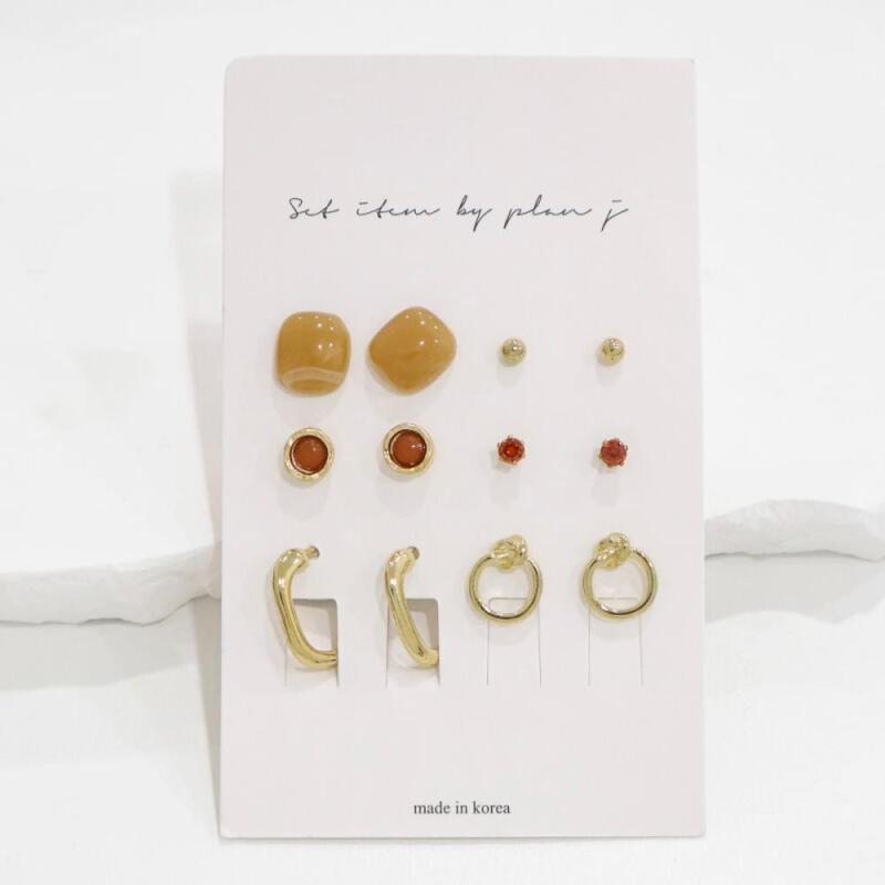 Women s Homaika Ring Silver Gold Earrings Set A28890_Gold
Women s Homaika Ring Silver Gold Earrings Set A28890_Gold