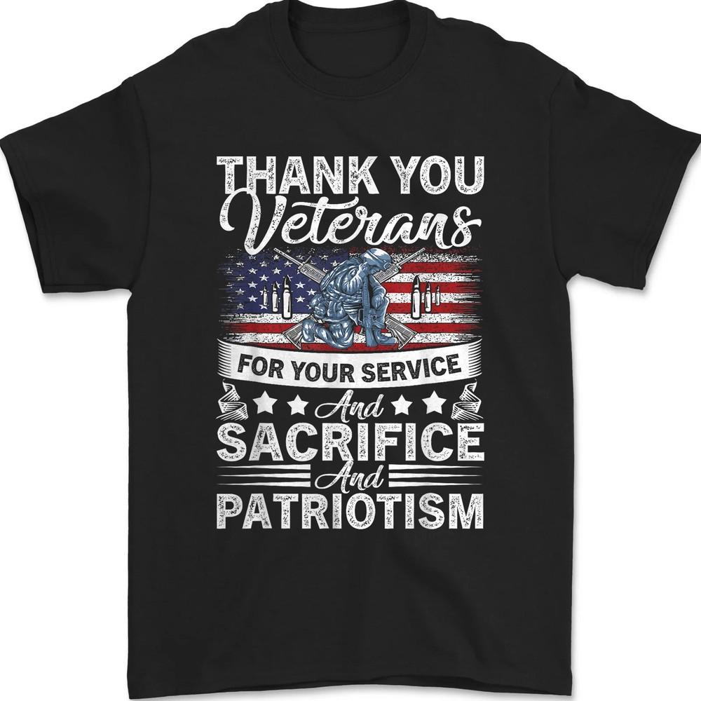 Thank You Veterans Day USA Flag Patriotic Soldier Military Proud Family T-Shirt 3XL
Thank You Veterans Day USA Flag Patriotic Soldier Military Proud Family T-Shirt 3XL