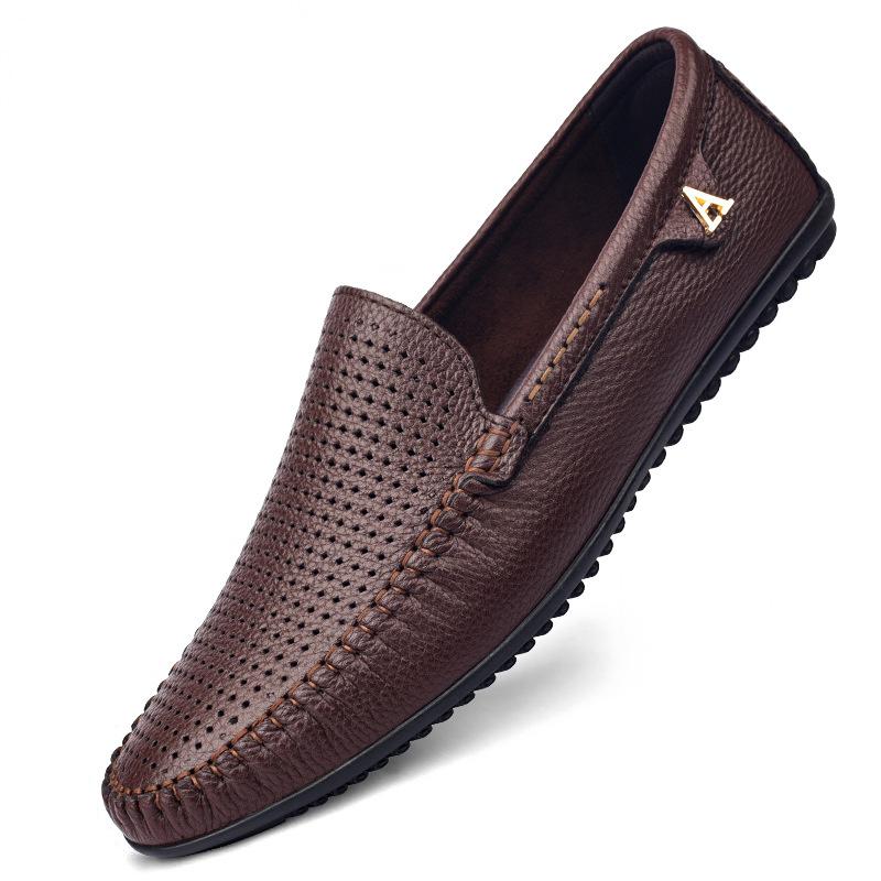 Мужские туфли Doudou большого размера, лоферы на одной педали, мужские повседневные кожаные туфли, импортная коровья кожа с перфорацией, мужская обувь 47
Мужские туфли Doudou большого размера, лоферы на одной педали, мужские повседневные кожаные туфли, импортная коровья кожа с перфорацией, мужская обувь 47