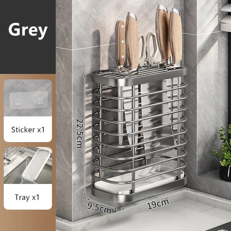 Держатель для ножей из нержавеющей стали, многофункциональный настенный кухонный нож для шеф-повара, стеллаж для хранения сливных ножей, домашний органайзер для столешницы
Держатель для ножей из нержавеющей стали, многофункциональный настенный кухонный нож для шеф-повара, стеллаж для хранения сливных ножей, домашний органайзер для столешницы