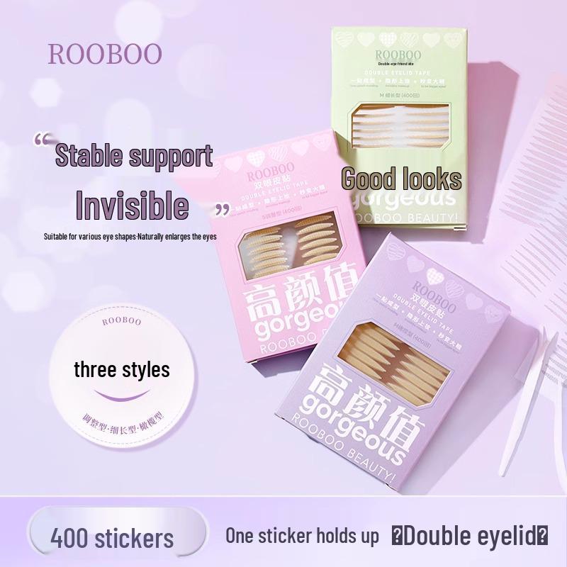 Invisible Seamless Eyelid Stickers: Natural, Long-Lasting, Water-Resistant, Sweat-Proof, Ins Style (400 pcs)
Invisible Seamless Eyelid Stickers: Natural, Long-Lasting, Water-Resistant, Sweat-Proof, Ins Style (400 pcs)
