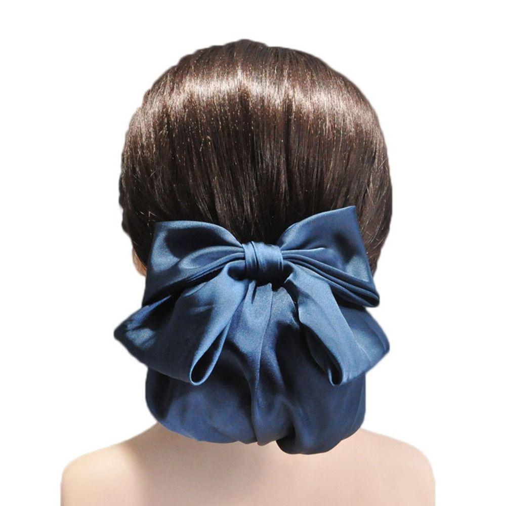 Ribbon Bun Snood Large Hair Net Cover Sweet Bowknot Spring Clip Office фіолетовий
Ribbon Bun Snood Large Hair Net Cover Sweet Bowknot Spring Clip Office фіолетовий