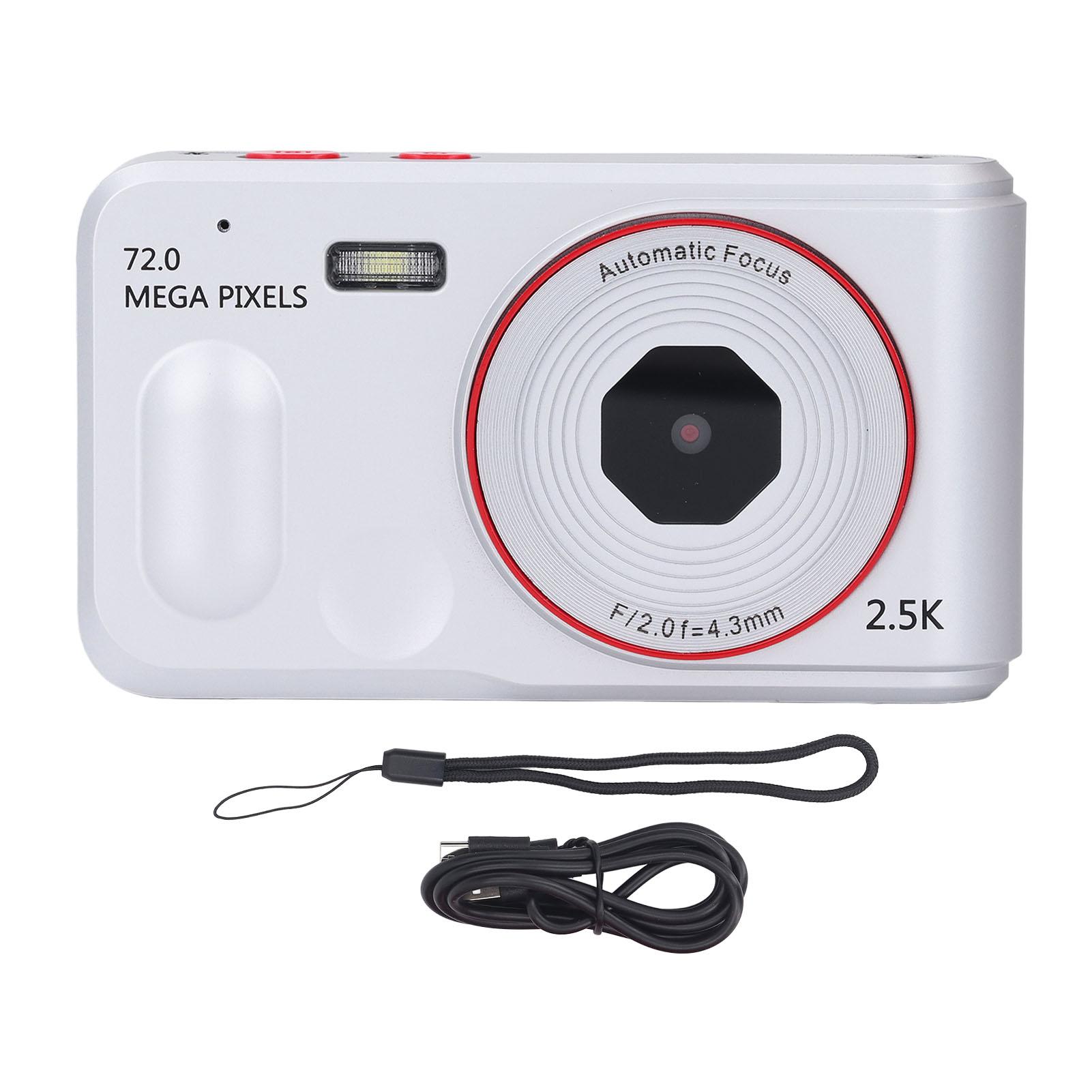 Digital Camera 72MP 2.5K 16x Zoom Auto Focus Anti Shake 2.4 Inch Screen Portable Compact Camera for рожевий червоний колір
Digital Camera 72MP 2.5K 16x Zoom Auto Focus Anti Shake 2.4 Inch Screen Portable Compact Camera for рожевий червоний колір