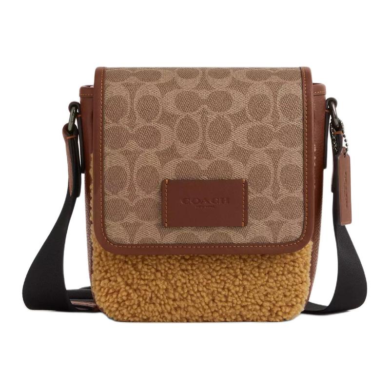 COACH LUCAS 15 brand logo coated canvas and calfskin crossbody bag small size unisex couple model brown коричневий
COACH LUCAS 15 brand logo coated canvas and calfskin crossbody bag small size unisex couple model brown коричневий