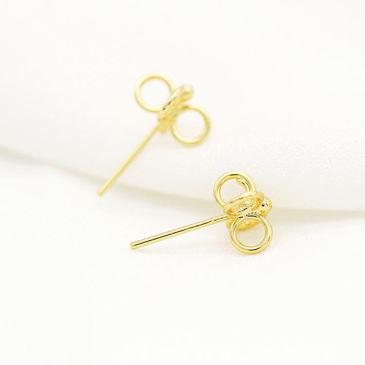 Korean Style Handmade Pearl Stud Earrings with 925 Silver Needles and 14K Real Gold DIY Jewelry Accessories
Korean Style Handmade Pearl Stud Earrings with 925 Silver Needles and 14K Real Gold DIY Jewelry Accessories