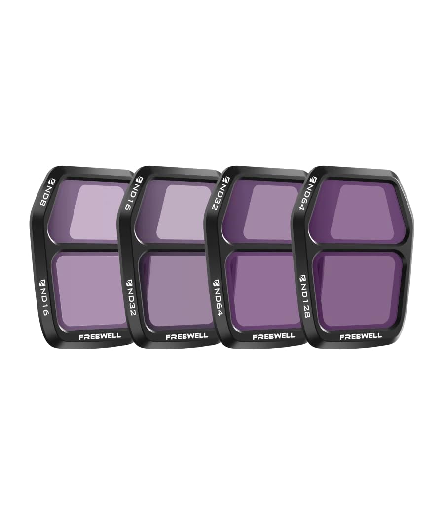 Freewell ND Filter PL Filter for DJI Air 3S Lens Shutter Speed Adjustment ND8/ND16 ND16/ND32 ND32/ND64 ND64/ND128 Light-shielding (ND Filter)
Freewell ND Filter PL Filter for DJI Air 3S Lens Shutter Speed Adjustment ND8/ND16 ND16/ND32 ND32/ND64 ND64/ND128 Light-shielding (ND Filter)