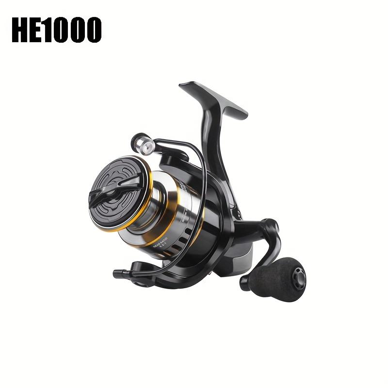 1pc HE1000-7000 Spinning Reel, Metal Cup Metal Rocker Arm, 5.2:1 Gear Ratio, Smooth And Sensitive, Fishing Reel For Freshwater Saltwater HE1000
1pc HE1000-7000 Spinning Reel, Metal Cup Metal Rocker Arm, 5.2:1 Gear Ratio, Smooth And Sensitive, Fishing Reel For Freshwater Saltwater HE1000