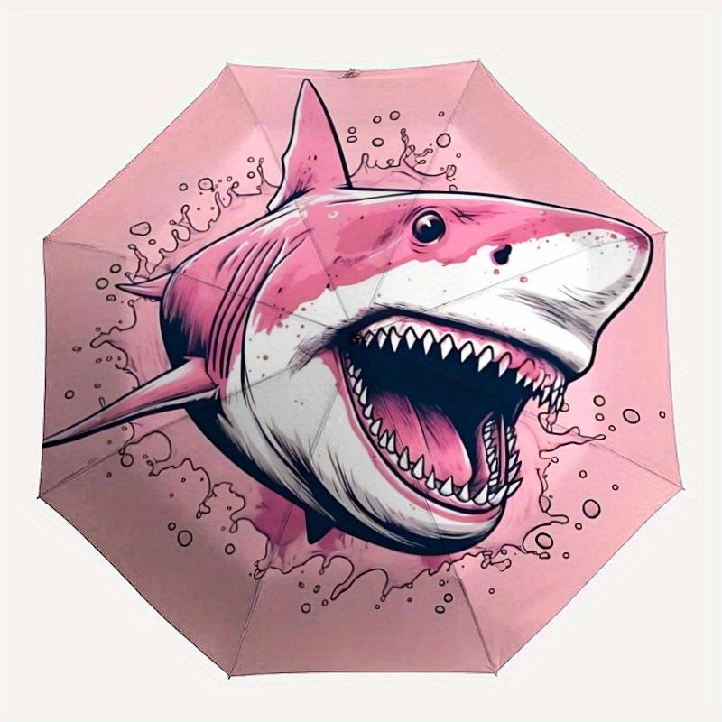 1pc Shark Pink Automatic Folding Umbrella, 8-Rib Sturdy Canopy, Portable Travel Umbrella for Outdoor Use,149
1pc Shark Pink Automatic Folding Umbrella, 8-Rib Sturdy Canopy, Portable Travel Umbrella for Outdoor Use,149
