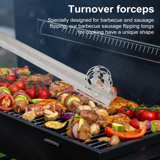BBQ Tongs Stainless Steel Kitchen Tongs Heat Resistant Non-Slip Grip Metal Pliers for Grilling Rust-Proof Barbecue Clamps for Picnic Camping Cooking A
BBQ Tongs Stainless Steel Kitchen Tongs Heat Resistant Non-Slip Grip Metal Pliers for Grilling Rust-Proof Barbecue Clamps for Picnic Camping Cooking A