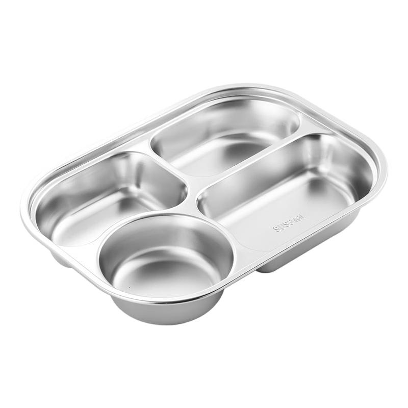 Su Shi 304 Stainless Steel Divided Dinner Plate
Su Shi 304 Stainless Steel Divided Dinner Plate