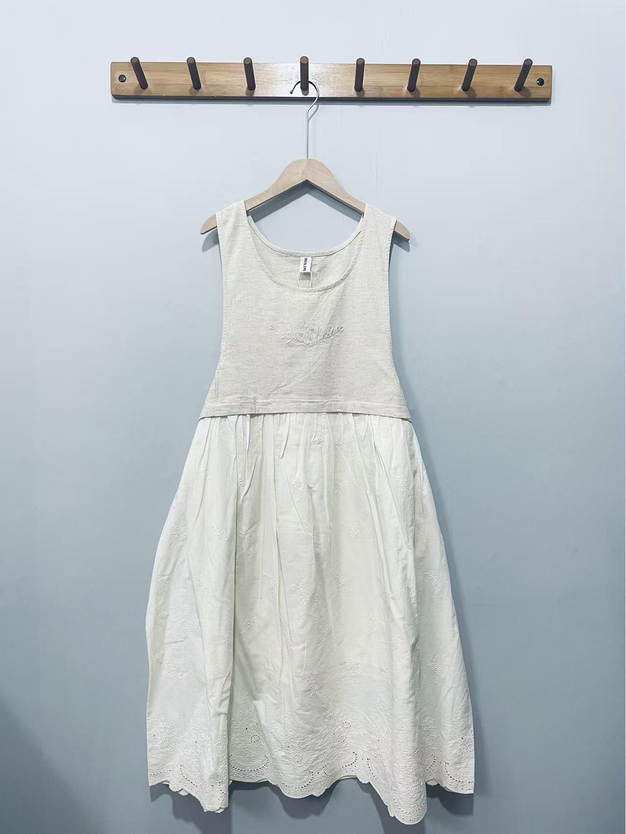 Женское sleeveless платье из японского хлопка и льна, весна 2026 - Круглый вырез, свободная юбка средней длины, универсальный лесной стиль One Size абрикосовый
Женское sleeveless платье из японского хлопка и льна, весна 2026 - Круглый вырез, свободная юбка средней длины, универсальный лесной стиль One Size абрикосовый