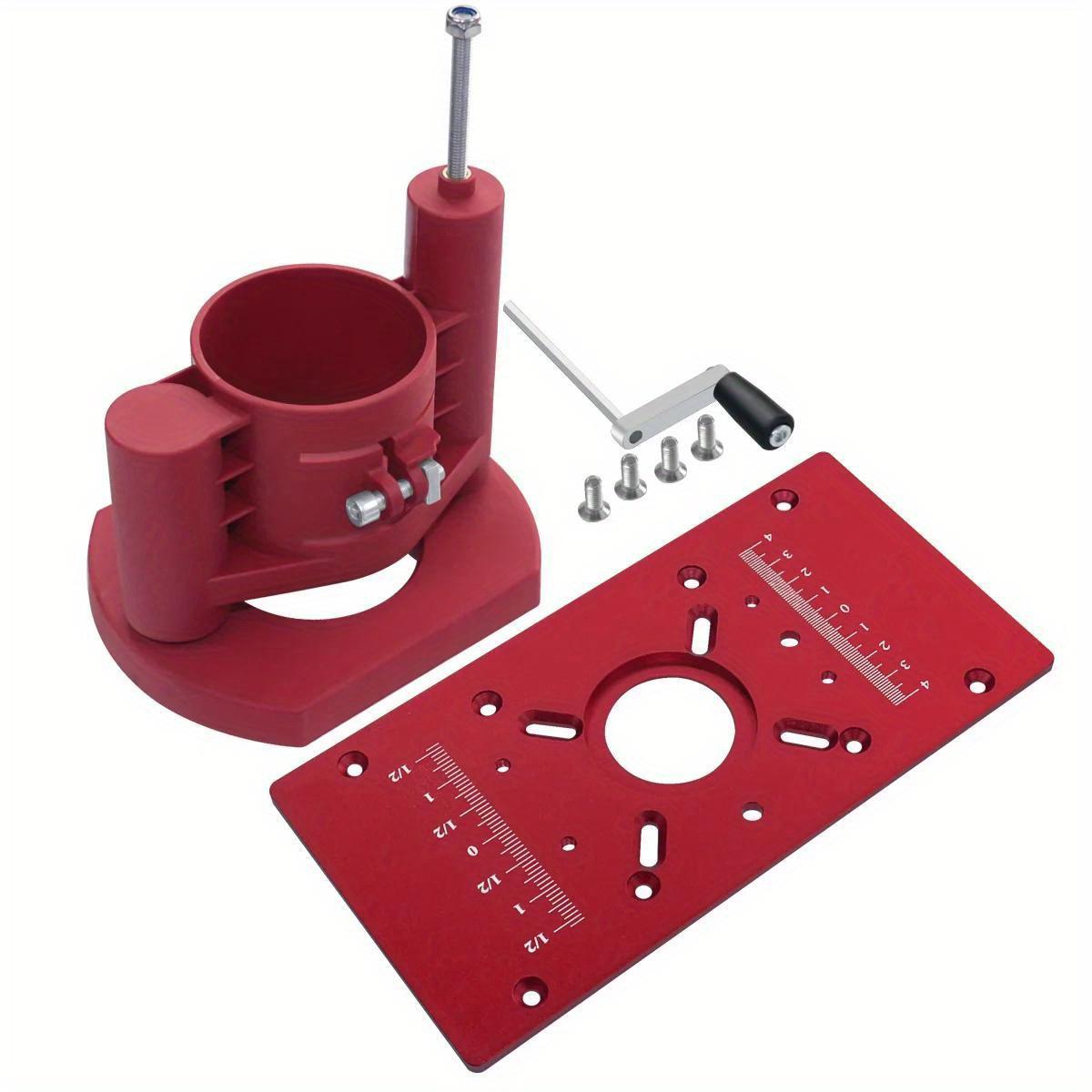 Router Lift System - Router Lift Base with Router Table Insert Plate Woodworking Tools for Electric Trimming Machine
Router Lift System - Router Lift Base with Router Table Insert Plate Woodworking Tools for Electric Trimming Machine
